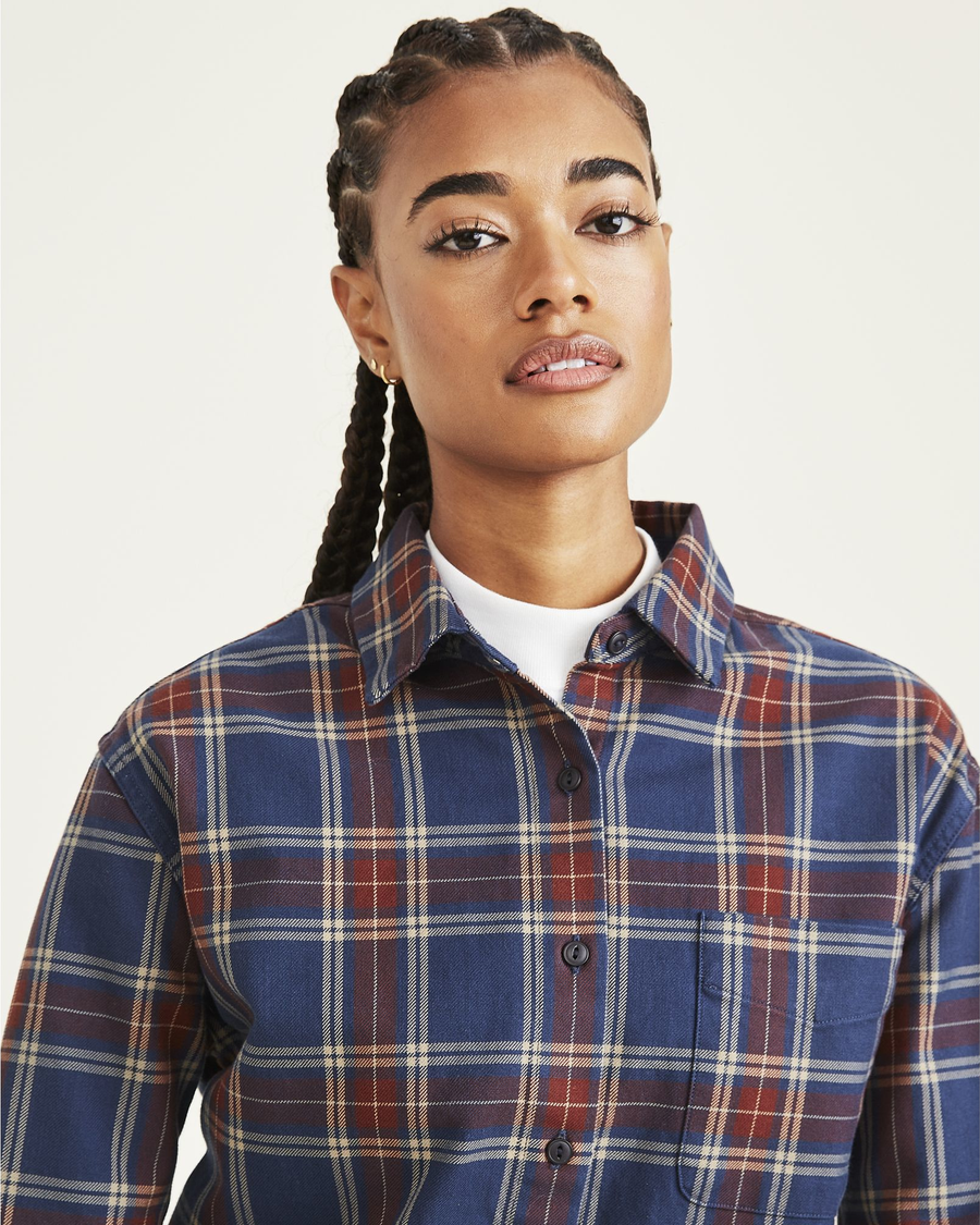 (image for) Practical Original Button-Up Shirt, Relaxed Fit